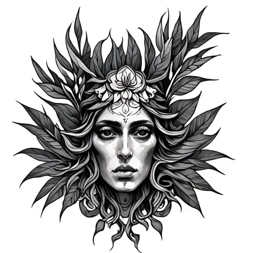 Ayahuasca tattoo design idea