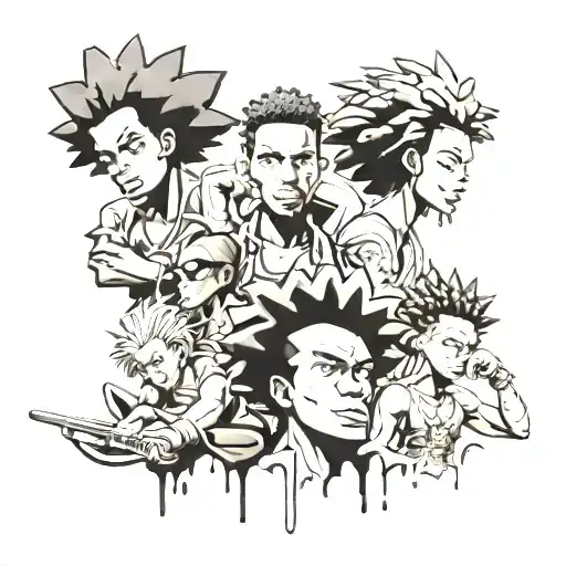 The boondocks tattoo design idea