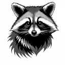Tactical Raccoon tattoo design idea