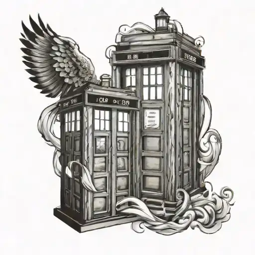 Doctor who, BTS logo merged tattoo design idea