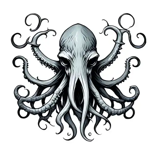 Cthulhu shoulder tattoo tattoo design idea