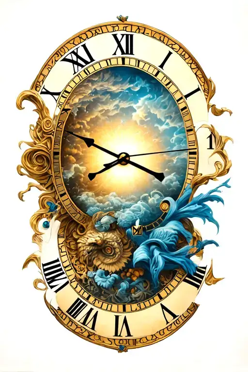 Roman numerals birth date with time of birth dates tattoo design idea