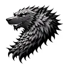 House Stark tattoo design idea