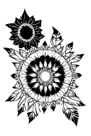 mandala tattoo design idea
