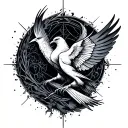 Mockingjay tattoo design idea