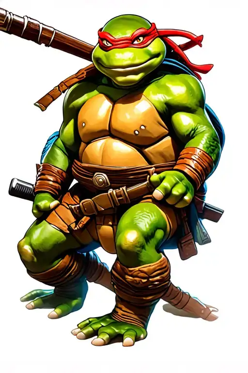 Teenage mutant ninja turtles tattoo design idea