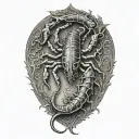 scorpio tattoo design idea