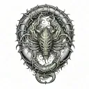 scorpio tattoo design idea