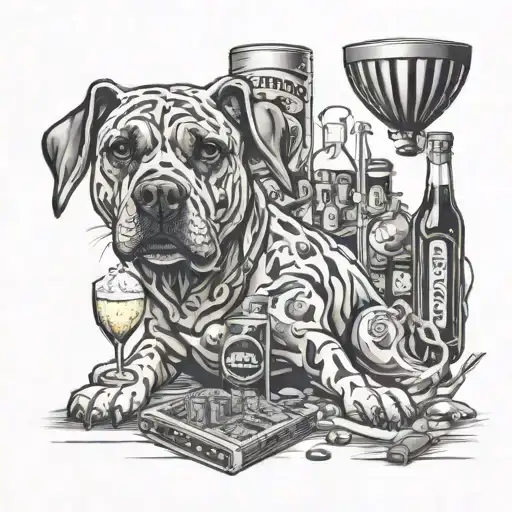 drugs,alcohol,football,dogs,family,fast cars,fitness,music,rave,skylines tattoo design idea