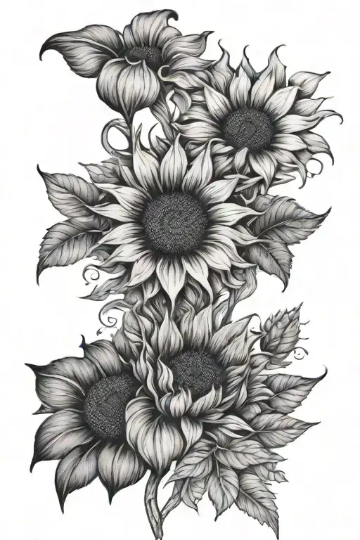 sunflowers, mandala, Kalei, Bella, Ava, Rowan names, calla Lilly tattoo design idea