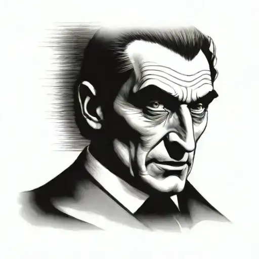 dracula bela lugosi tattoo design idea