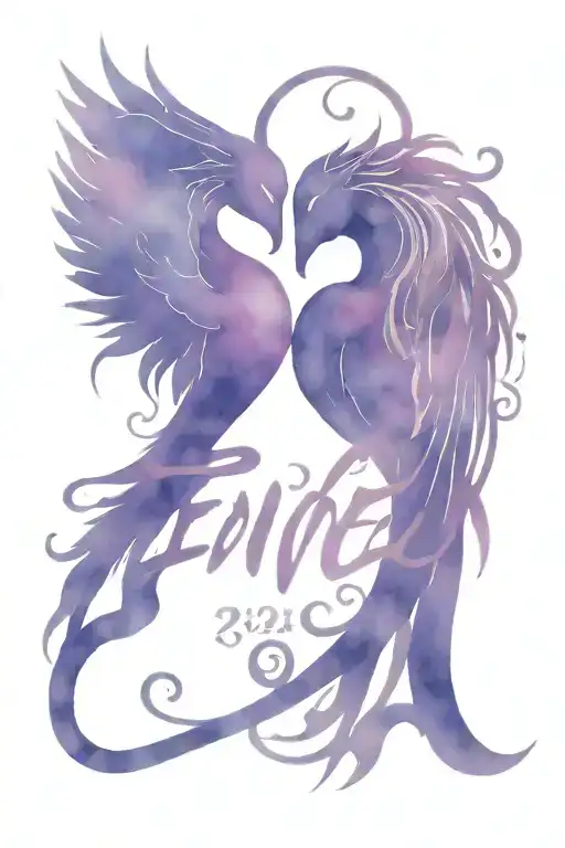 twin flames with a 23 incorporated and the word evidence written in Hebrew in an old school style tattoo design idea