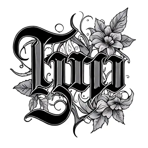 Two Word Ambigram Generator tattoo design idea