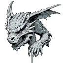 Protector Gargoyle tattoo design idea