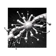 DMT Molecule tattoo design idea