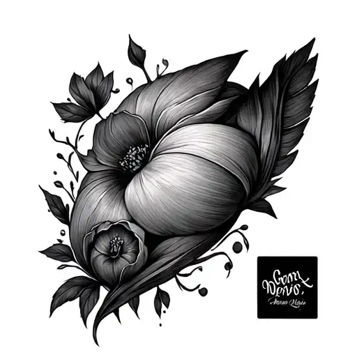 Breast tattoo design idea