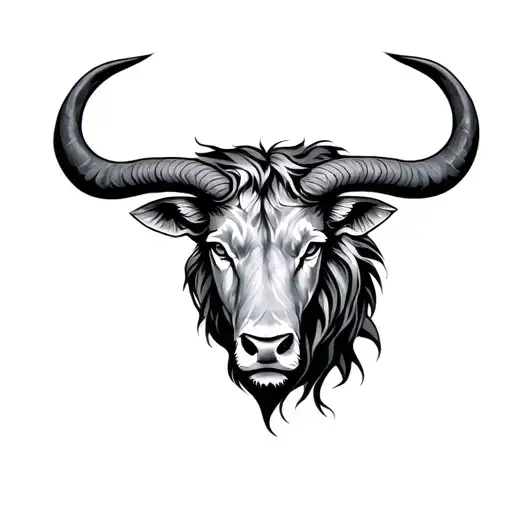 Taurus Leo tattoo design idea