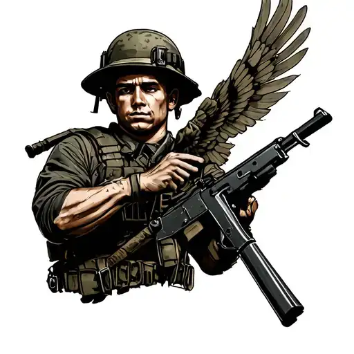 Tommy Soldier tattoo design idea