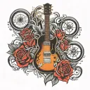 AC/DC in amsterdam tattoo design idea