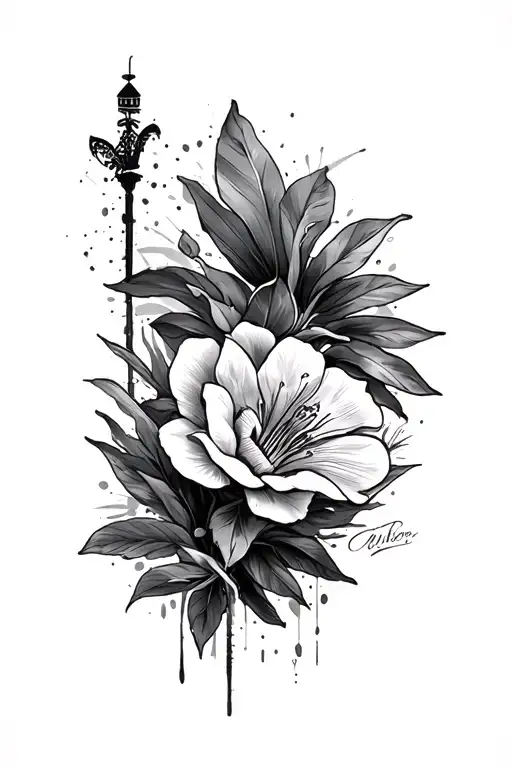 dubai presents tattoo design idea