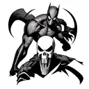 DEADPOOL,WOLVERINE, SPIDERMAN,VENOM,PUNISHER, GAMBIT tattoo design idea