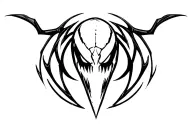 Venom Symbol from Spiderman 2 tattoo design idea