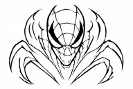 Venom Symbol from Spiderman 2 tattoo design idea