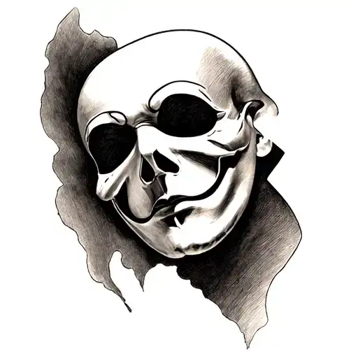 Phantom Of The Opera tattoo design idea
