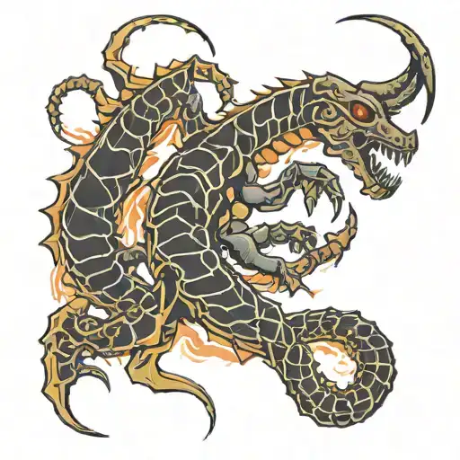 Scorpions tattoo design idea