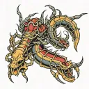 Scorpions tattoo design idea