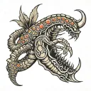 Scorpions tattoo design idea