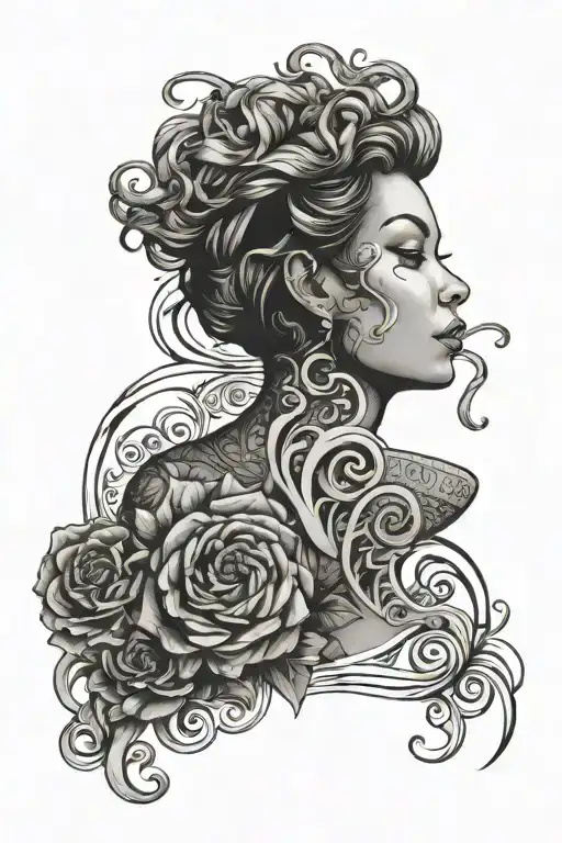 Free mind body soul tattoo design idea
