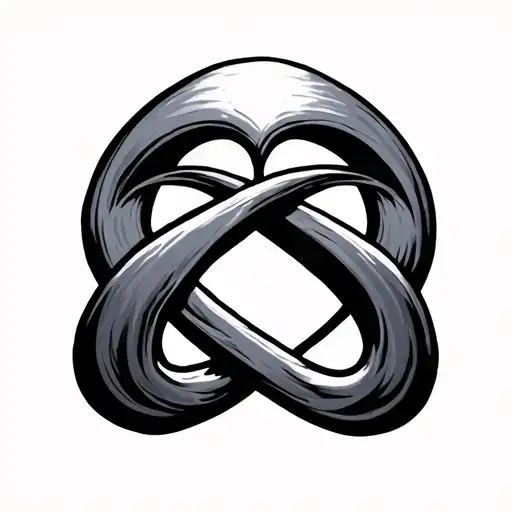Yahweh is infinity symbol tattoo design idea