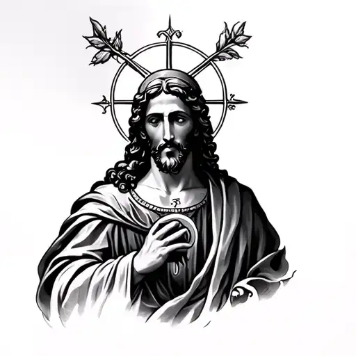 Saint Jude tattoo design idea