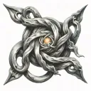 Witches Knot tattoo design idea