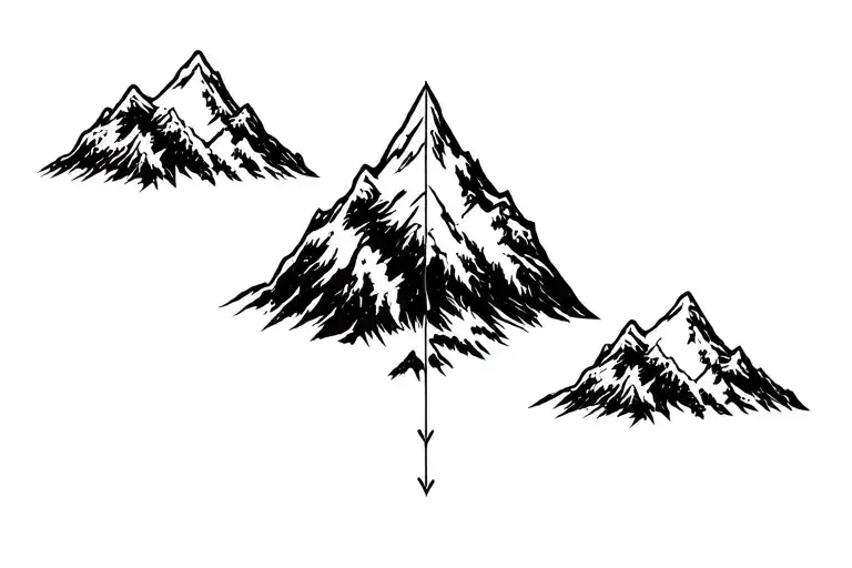 Twin Peaks tattoo design idea