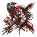 2024 roman and give me a cool shape tattoo design idea