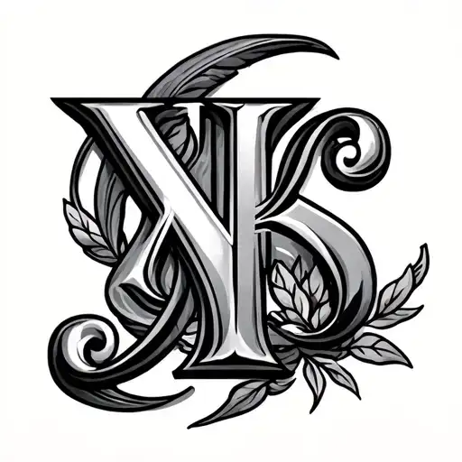 2018 In Roman Numerals tattoo design idea