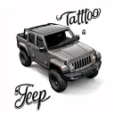 Jeep tattoo design idea
