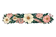 floral wrap my arm tattoo design idea