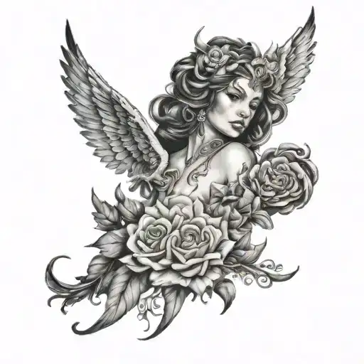 Nyx Goddess tattoo design idea
