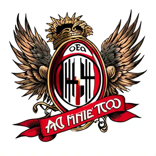 ac milan fusion lr vicenza tattoo design idea