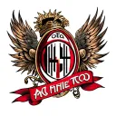 ac milan fusion lr vicenza tattoo design idea