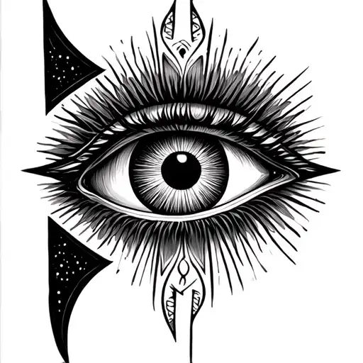 eye of horus tattoo design idea