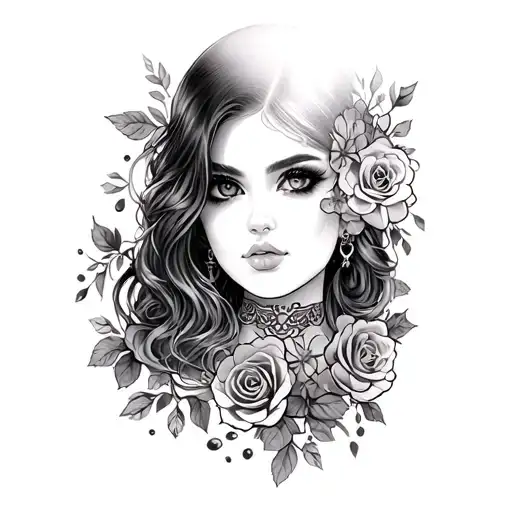 sissy femboy thigh tatto design tattoo design idea