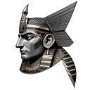 Osiris Egyptian God tattoo design idea