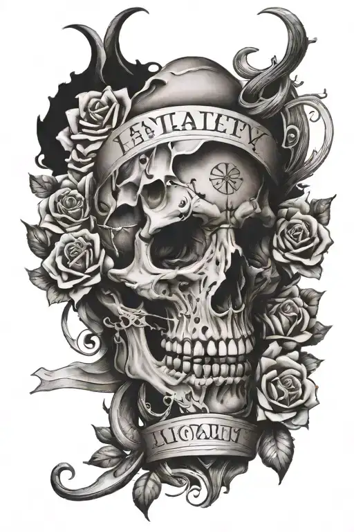 it is written (love) loyalty out values everything and add 2008 under tattoo design idea