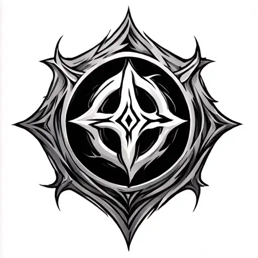 Skyrim logo tattoo design idea