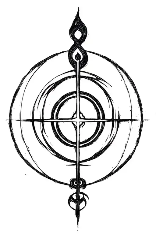 Cho Ku Rei power symbol tattoo design combining music elements tattoo design idea