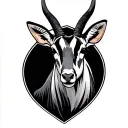 Springbok tattoo design idea